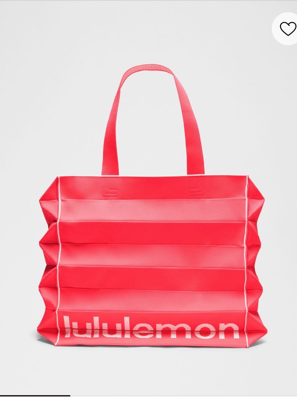 NWT Lululemon Fold It Hold It Tote 22L – Star Burst Bright / Pink Pearl